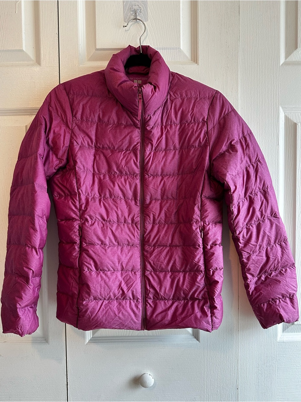 Uniqlo Women's Ultra Light Down Fall Puffer Jacket - Magenta